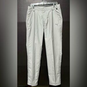 🫟Puma Cell Gray Herringbone Golf Athletic Pants